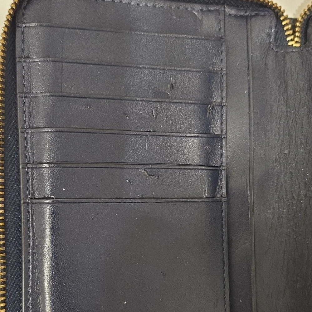 Coach Blue Leather Wristlet - Picture 9 of 14